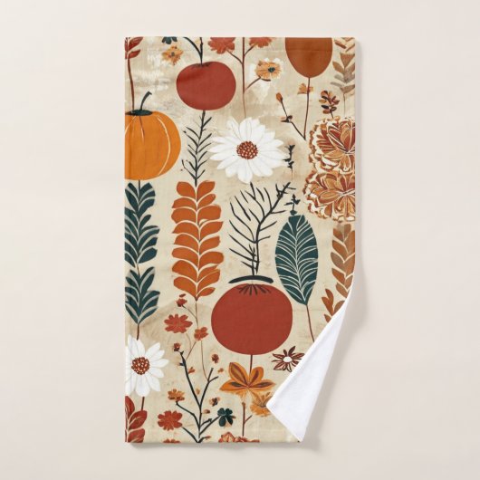 Whimsical Herfst Design Bad Handdoek (Handdoek)