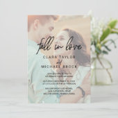 Whimsical Herfst in Love All in One Wedding Kaart (Staand voorkant)