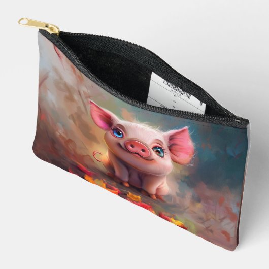 Whimsical Herfst Knorretje Accessoirezak Etui (Open)