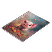 Whimsical Herfst Piglet Notitieboek (Linkerzijde)