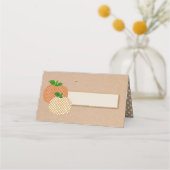 Whimsical Herfst Pumpkins Place Card Plaatskaartje (Voorkant)