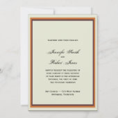 Whimsical Herfst Tree Wedding Kaart (Achterkant)