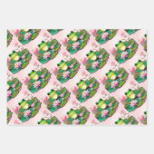 Whimsical Herfst, Zonnebloemen, Kikkers, Kattenhek Inpakpapier Vel (Voorkant 2)