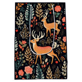 Whimsical Herten Gift Bag - Medium Medium Cadeauzakje (Achterkant)