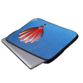 Whimsical Hete Luchtballon Elektronica Bag Laptop Sleeve (Voorkant onderkant)