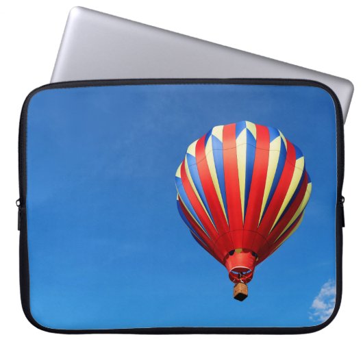 Whimsical Hete Luchtballon Elektronica Bag Laptop Sleeve (Voorkant)