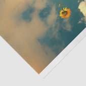 Whimsical Hete Luchtballon Gemaakt van Bloemen Dec Tissuepapier (Detail)