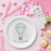 Whimsical heteluchtballon baby shower bord (Feest)