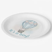 Whimsical heteluchtballon baby shower bord (Gekanteld)