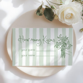 Whimsical Hoeveel kussen Sage groen Informatiekaartje