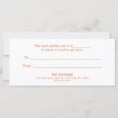 Whimsical Holiday Cadeaubon (Achterkant)