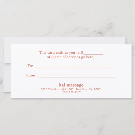 Whimsical Holiday Cadeaubon (Achterkant)