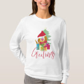 Whimsical Holiday Design T-shirt (Voorkant)