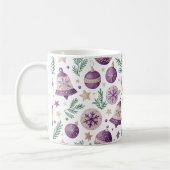 Whimsical Holiday Mug – Purple Bell Design Koffiemok (Links)