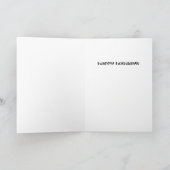 Whimsical Holiday Tree Card Bedankkaart (Binnen)