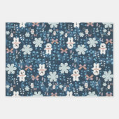 Whimsical Holiday Wrapping Paper Flat Sheet (Voorkant)
