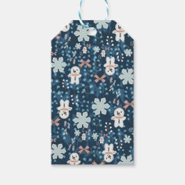 Whimsical Holiday Wrapping Paper Flat Sheet Cadeaulabel