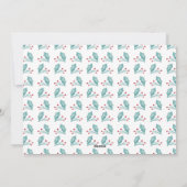 Whimsical Holly 2-fotokerstmis Feestdagenkaart (Achterkant)