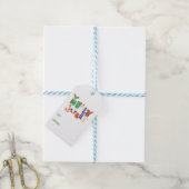 Whimsical Holly Jolly Holiday Gift Labels Cadeaulabel (Met Touw)
