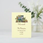 Whimsical Home Moving Announement Aankondiging (Staand voorkant)