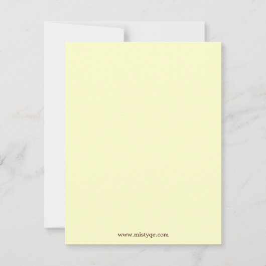 Whimsical Home Moving Announement Aankondiging (Achterkant)