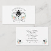 Whimsical Honey Bee Apiary Boerderij imker Visitekaartje (Voorkant / Achterkant)