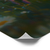 Whimsical Honing Bijenbaby in een Zonovergoten Poster (Hoek)