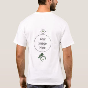 Whimsical Hooded Grasshopper Monogram T-shirt