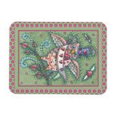 WHIMSICAL HOOTS N' HEARTS CUPID OWL VALENTIJN MAGNEET (Horizontaal)