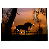 Whimsical Horse Gift Bag Groot Cadeauzakje (Voorkant)