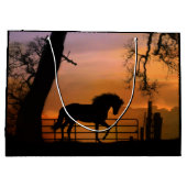 Whimsical Horse Gift Bag Groot Cadeauzakje (Achterkant)