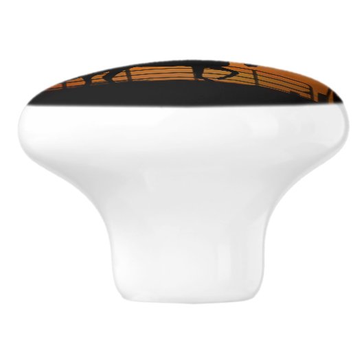 Whimsical Horse Knobs Keramische Knop (Zijkant)