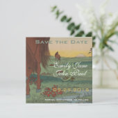 Whimsical Horse Save the Date Japans (Staand voorkant)