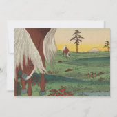 Whimsical Horse Wedding Invitations Kaart (Achterkant)