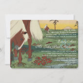 Whimsical Horse Wedding Invitations Kaart (Voorkant)