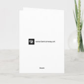 Whimsical Hot Air Ballon Holiday Kaart (Achterkant)