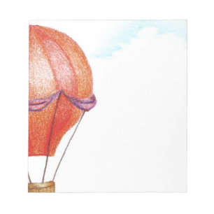 Whimsical  Hot Air Ballon Notitieblok