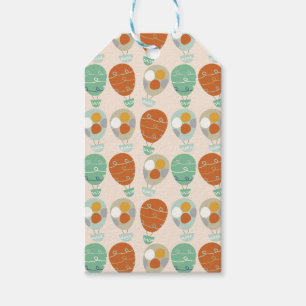 Whimsical Hot Air-ballonnen Cadeaulabel