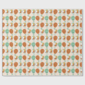 Whimsical Hot Air-ballonnen Cadeaupapier (Vlak)