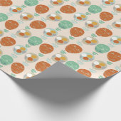 Whimsical Hot Air-ballonnen Cadeaupapier (Hoek)