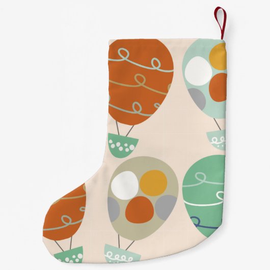 Whimsical Hot Air-ballonnen Kleine Kerstsok (Achterkant)