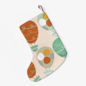 Whimsical Hot Air-ballonnen Kleine Kerstsok (Achterkant (Hangend))