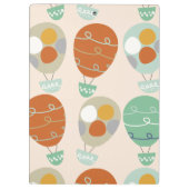 Whimsical Hot Air-ballonnen Klembord (Achterkant)