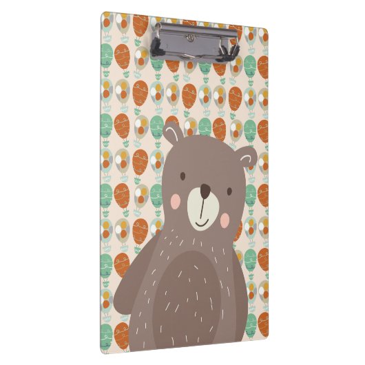 Whimsical Hot Air-ballonnen Klembord (Rechts)