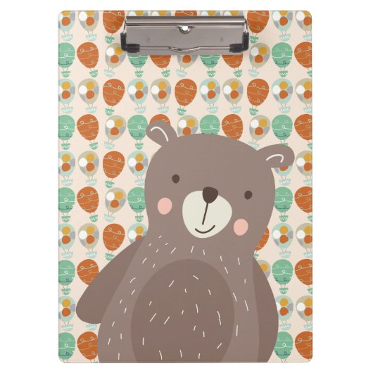 Whimsical Hot Air-ballonnen Klembord (Voorkant)