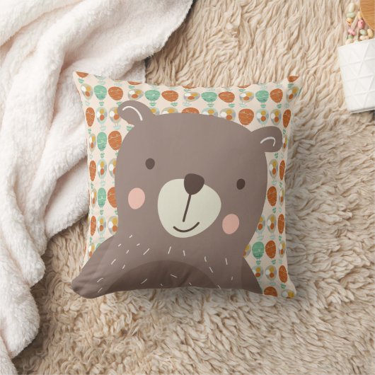 Whimsical Hot Air-ballonnen Kussen (Deken)