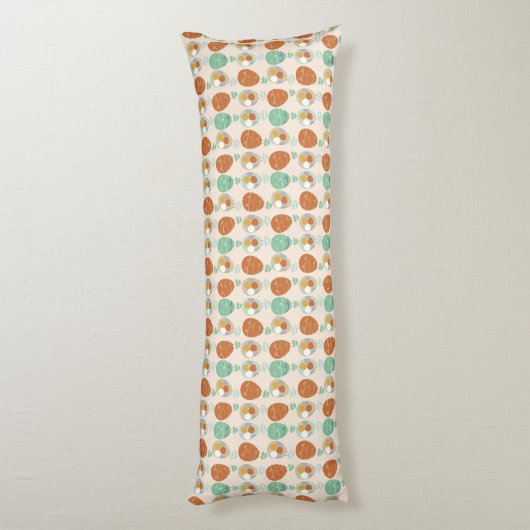 Whimsical Hot Air-ballonnen Lichaamskussen (Achterkant (Verticaal))