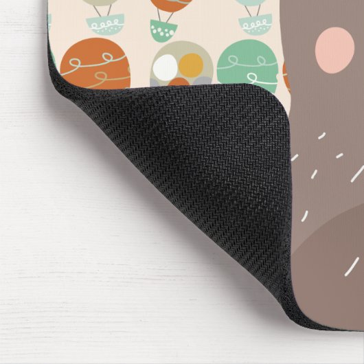 Whimsical Hot Air-ballonnen Muismat (Hoek)