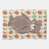 Whimsical Hot Air-ballonnen Theedoek (Horizontaal)