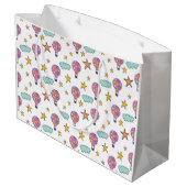 Whimsical Hot Air Balloon Gift Bag Groot Cadeauzakje (Achterkant Gekanteld)